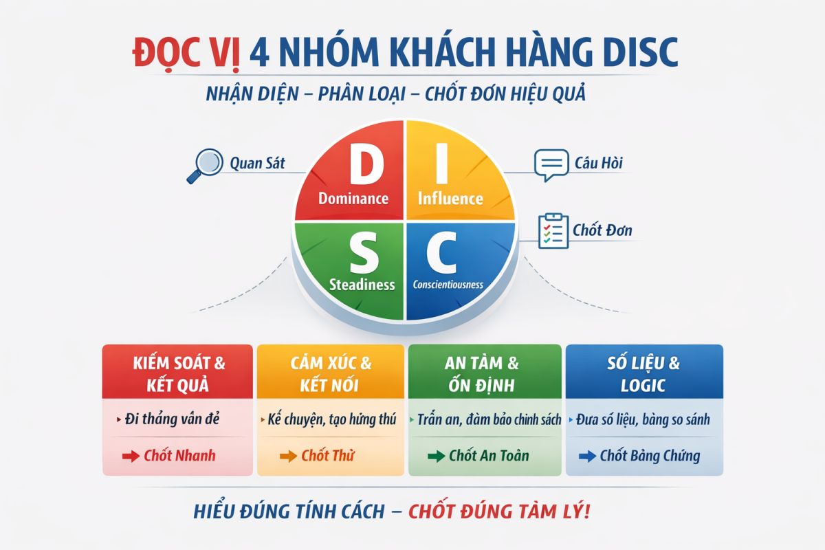 DISC và ứng dụng bán hàng hiệu quả