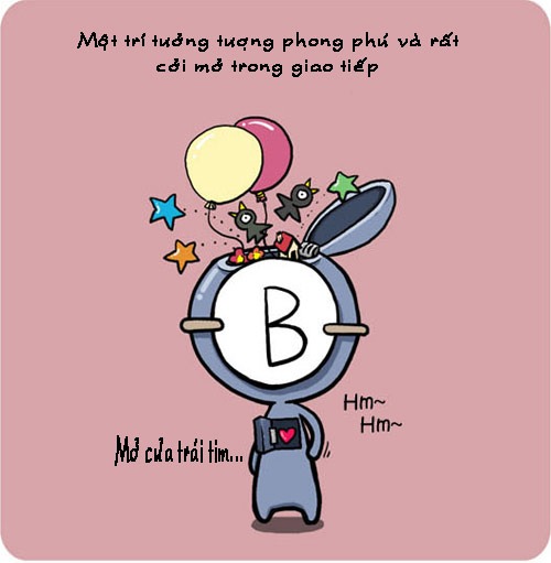 Tính cách người nhóm máu B